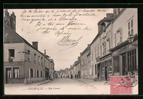 AK Courville, Rue Carnot