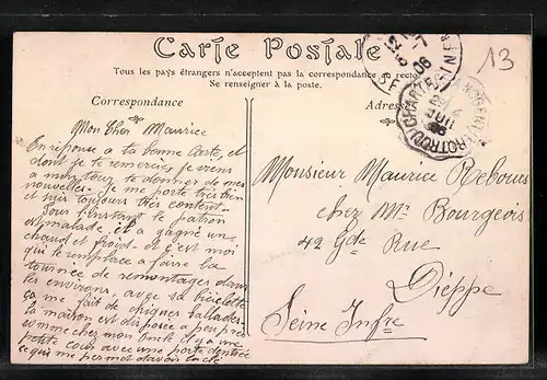 AK Courville, Rue Carnot