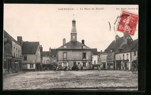 AK Courville, La Place du Marche
