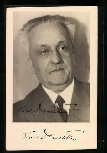 AK Dewetter Karel, cesky spisovatel, Autograph