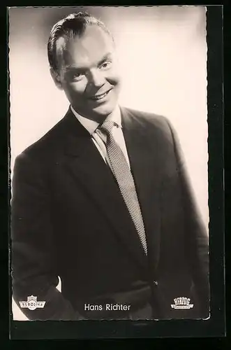 AK Schauspieler Hans Richter in dem Film Schwarzwaldmelodie