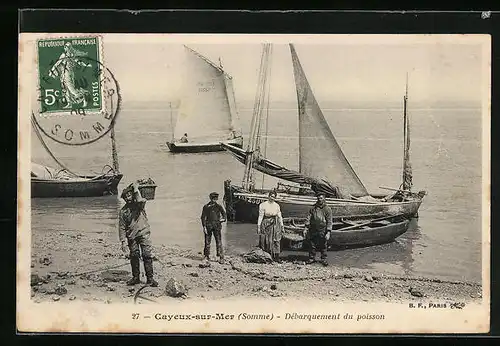 AK Cayeux-sur-Mer, Dèbarquement du poisson, Fischerei