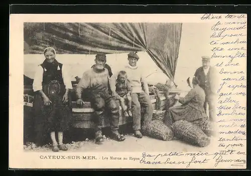 AK Cayeux-sur-Mer, Les Marns au Repos, Fischerei