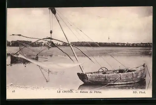 AK Le Crotoy, Bateau de Peche, Fischerei