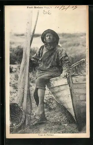 AK Fort-Mahon-Plage, Type de Pecheur, Fischerei