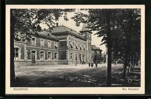 AK Hagenau, Der Bahnhof