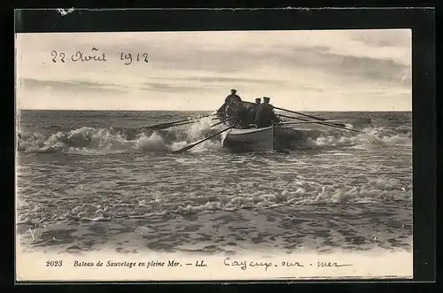 AK Bateau de Sauvetage en pleine Mer, Seenotrettung