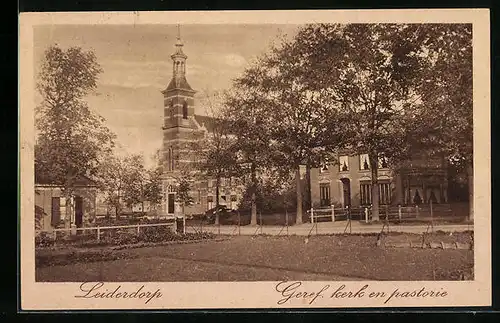 AK Leiderdorp, Geref. kerk en pastorie