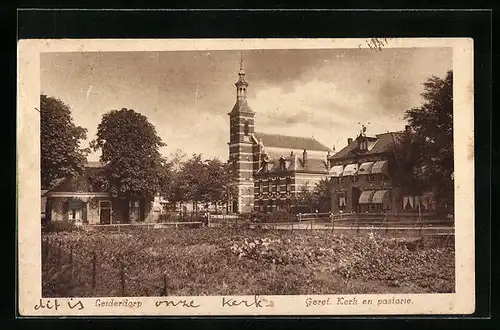 AK Leiderdorp, Geref. Kerk en pastorie