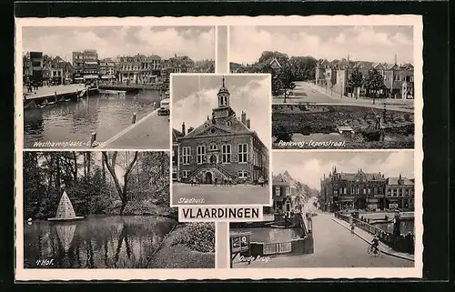 AK Vlaardingen, Stadhuis, Parkweg-Iepenstraat & Oude Brug