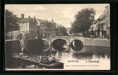 AK `s Gravenhage, Spuibrug