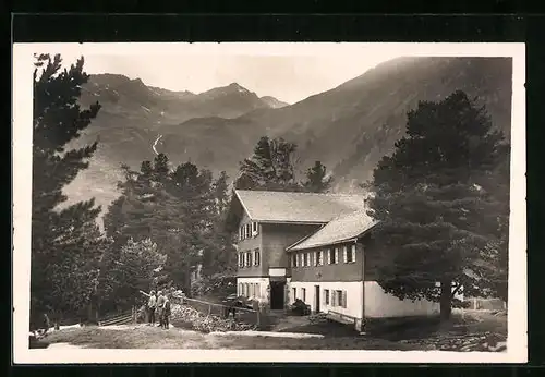 AK Gepatschhaus, Berghütte der Sektion Frankfurt a. M. D.-Oe. A.-V. und Ötztaler Ferner