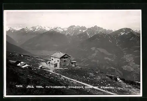 AK Patscherkofel-Schutzhaus, Berghütte mit Stubaital, Igls