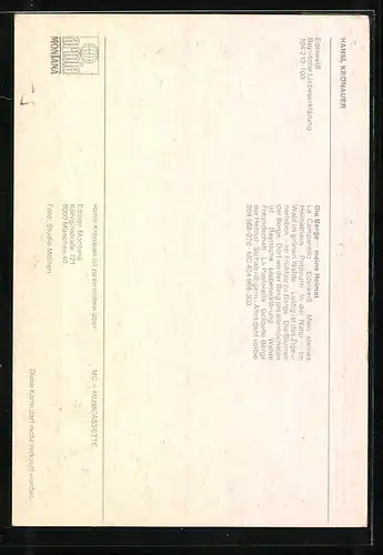 AK Musiker Hansl Krönauer mit Gitarre