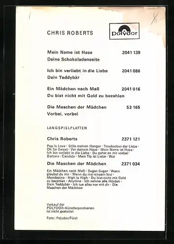 AK Musiker Chris Roberts im Seidenhemd