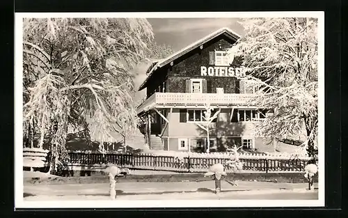 AK Langenwang, Pension Rotfisch im Schnee