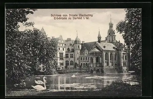 AK Darfeld i. W., Schloss von Droste Vischering, Erbdroste