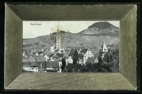 Passepartout-AK Reutlingen, Panorama