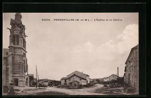 AK Fenneviller, L`Église et le Centre