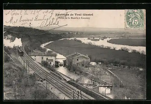 AK Toul, Vallée de la Moselle à Fontenoy