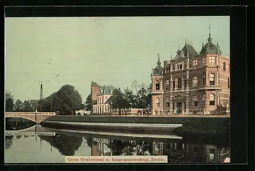 AK Zwolle, Groot Weezenland met Sassenpoortenbrug