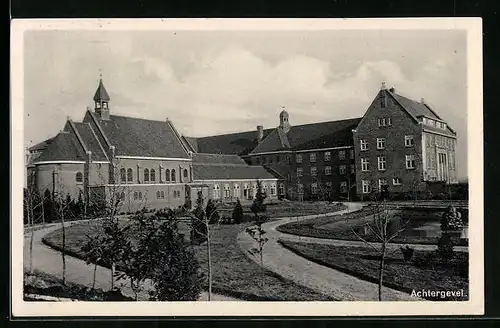 AK Zenderen, St. Jozef-Retraitenhuis, Achtergevel