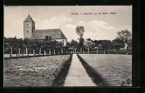 AK Zalk, Gezloht op de Herv. Kerk