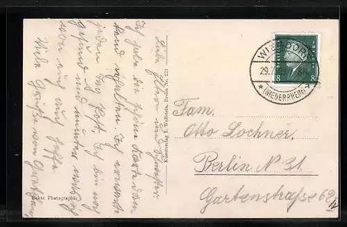 AK Wiesdorf, Erholungsheim der I.G. Farbenindustrie A.G.