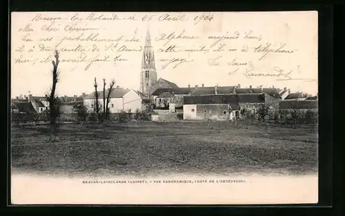 AK Beaune-la-Rolande, Vue Panoramique, (Cotè de L`Abreuvoir)