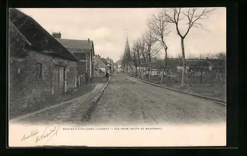 AK Beaune-la-Rolande, Vue Prise Route de Montargis