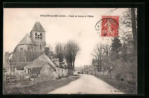 AK Chilleurs-aux-Bois, Route de Courcy et l`Eglise