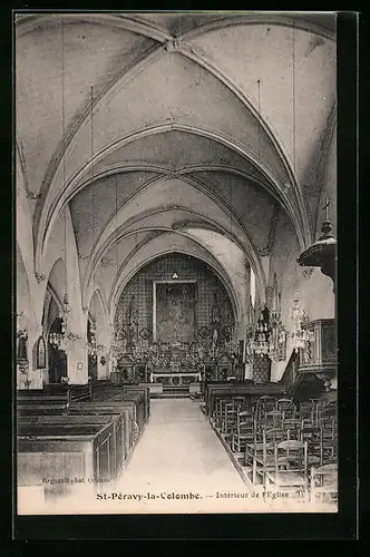 AK St-Pèravy-la-Colombe, Intèrieur de l`Eglise