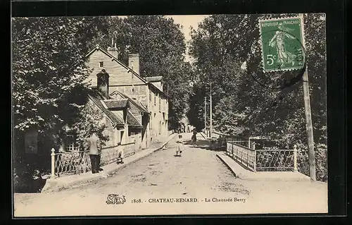 AK Chateau-Renard, La Chaussèe Berry