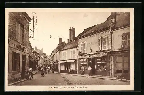 AK Jargeau, La Grande Rue
