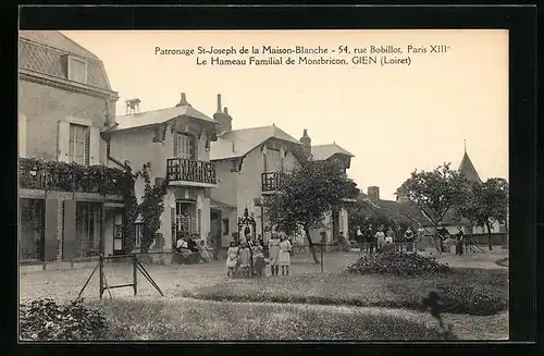 AK Gien, Le Hameau Familial de Montbricon, Patronage St-Joseph de la Maison-Blanche