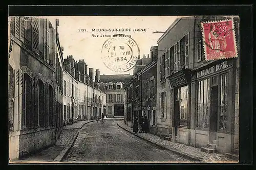 AK Meung-sur-Loire, Rue Jehan de Meung