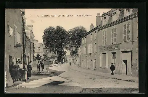 AK Meung-sur-Loire, Rue d`Orlèans