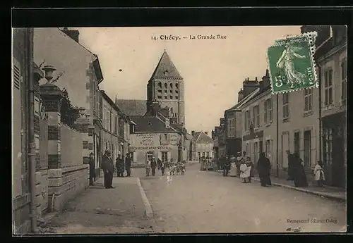 AK Chècy, La Grande Rue