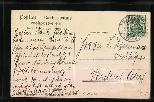 AK Vier Frauen in hessischer Tracht