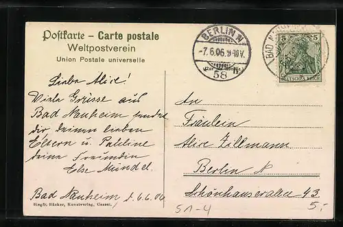 AK Familie in hessischer Tracht