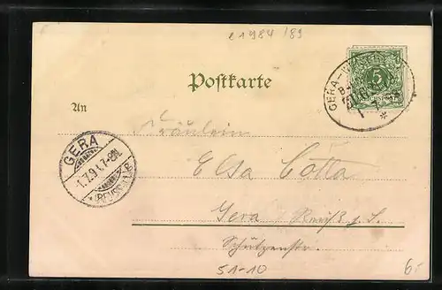 AK Junge hübsche Frau in thüringischer Tracht