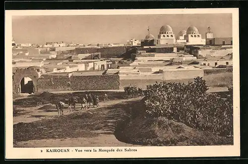 AK Kairouan, Vue vers la Mosquèe des Sabres