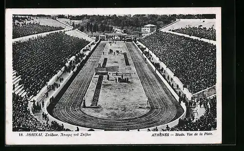 AK Athenes, Stade, Vue de la Piste