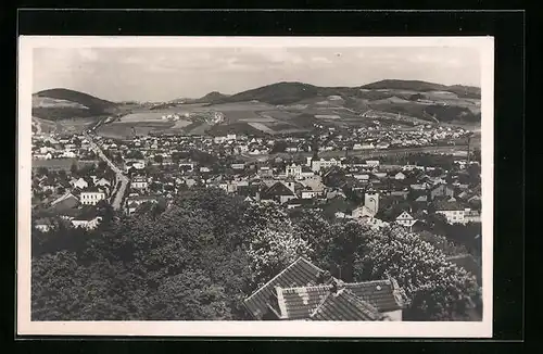 AK Beraun / Beroun, Blick über die gesamte Stadt