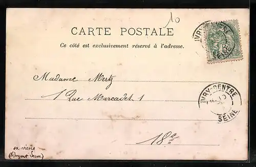 AK Ivry-sur-Seine, Rue de Paris, Restaurant de la Pointe