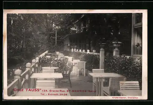 AK Saint-Maurice, 128 Grande Rue, Chez Tauss