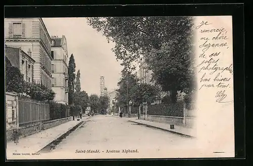 AK Saint-Mande, Avenue Alphand