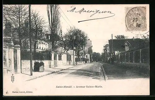 AK Saint-Mande, Avenue Sainte-Marie