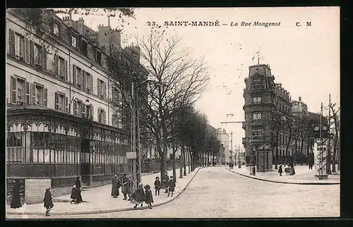 AK Saint-Mande, La Rue Mongenot