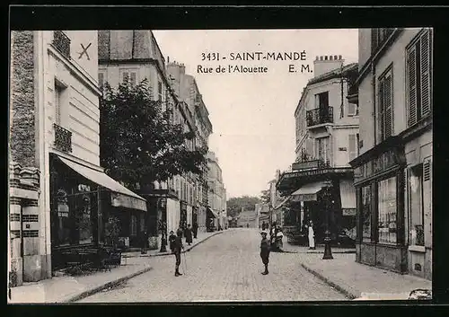 AK Saint-Mande, Rue de l`Alouette